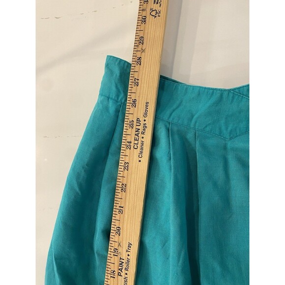 Vintage 80’s Classic Directions Green Linen & Cotten High Rise Boho Skirt Sz 8 - Picture 5 of 5